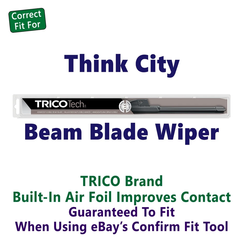 Wiper Blade (Qty 1) Beam fits 2011 Think City -19200 - Image 1 of 1