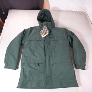 LL Bean Jacket Uomo XL Alto Verde Gore-Tex XCR Piumino Parka con Cappuccio Zip Fodera Nuovo - Foto 1 di 24