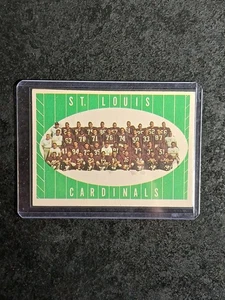1961 Topps #121 St. Louis Cardinals Team Football Karte EX - Bild 1 von 12