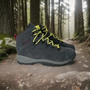 New Columbia Ankle Boots W Yoncalla Women's Shoes Size 10M Gray Purple Suede - Picture 1 of 6