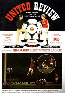Manchester United v Aston Villa 1982-1983 Division One 01.01.1983 - Bild 1 von 1