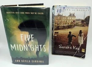 Sarah's Key Tatiana de Rosnay & Five Midnights Ann Dávila Cardinal LOT 2... - Bild 1 von 9