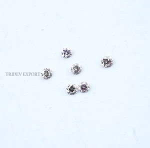 0,18 quilates (6 piezas) 2 mm, diamante de corte brillante redondo rosa natural, diamante raro - Imagen 1 de 12