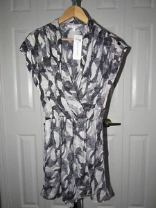 NEU Collective Concepts ärmellos Blumen Faux Wickel Tunika Top M Neu mit Etikett - Bild 1 von 3