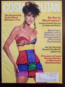 Cosmopolitan magazine April 1991 Linda Evangelista VERY GOOD - Picture 1 of 4