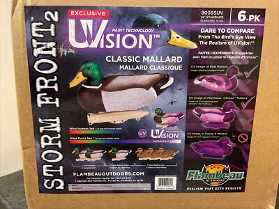 6-Pieces Flambeau Hunting Mallard Ducks Decoy Floaters Realism 8036SUV - Image 1 of 2