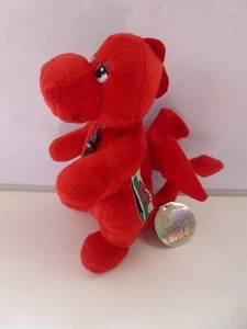 International Coca-Cola Collection Red Welsh Dragon Plush Toy Vintage 1999 - Picture 1 of 5