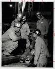 1965 Press Photo Workers drill for oil at Project Mohole in San Antonio