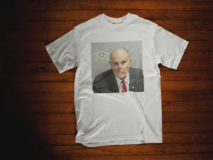 Rudy Giuliani Mugshot T Shirt, Mug Shot (S - 5XL) Unisex Tee - Picture 1 of 11