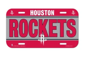 Houston Rockets Wincraft NBA Plastic License Plate - Picture 1 of 1