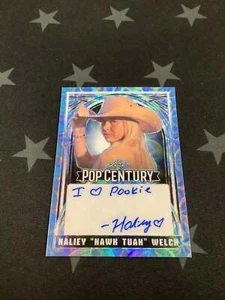 2024 Leaf Pop Century Hailey Welch Auto /59 w/ Inscription - Picture 1 of 2