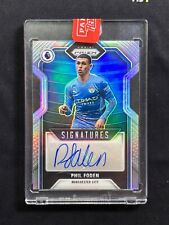 2021-22 Prizm EPL Phil Foden Signatures Prizms Silver Auto #S-PF (02/49) - QTY