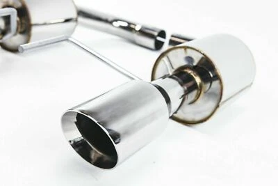 15-17 福特野马 GT 排气带双消声器 4 英寸头 V8 5.0L 厚壁头 — 第 1/4 张图片