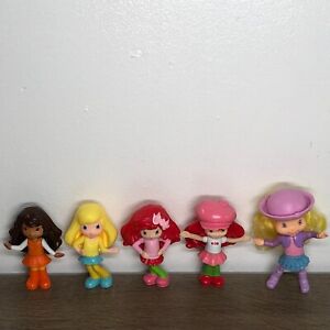 Mcdonalds Happy Meal Toys Strawberry Shortcake Dolls Figures Cake Topper Lot 5