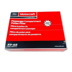 Ford AE9Z19N619A Motorcraft FP68 Cabin Air Filter fits 2010-2019 Models, Genuine - Foto 1 di 6