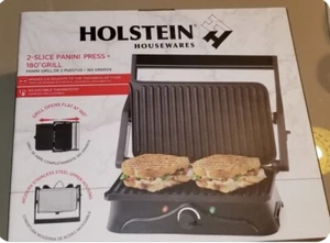 Holstein Housewares, 2-Slice Panini Press - Picture 1 of 4