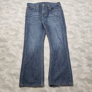 Levi's 527 Jeans Herren 34x30 Blau Taschen Denim Medium Wash - Bild 1 von 11