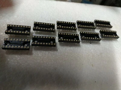 NC Support circuit intégré- Tulipe -18 broches Lot 10 pieces DepE4/43