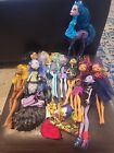 12 Monster High Dolls Accessories Bags Stand Clawdeen Howleen Cleo Lagoona Plus