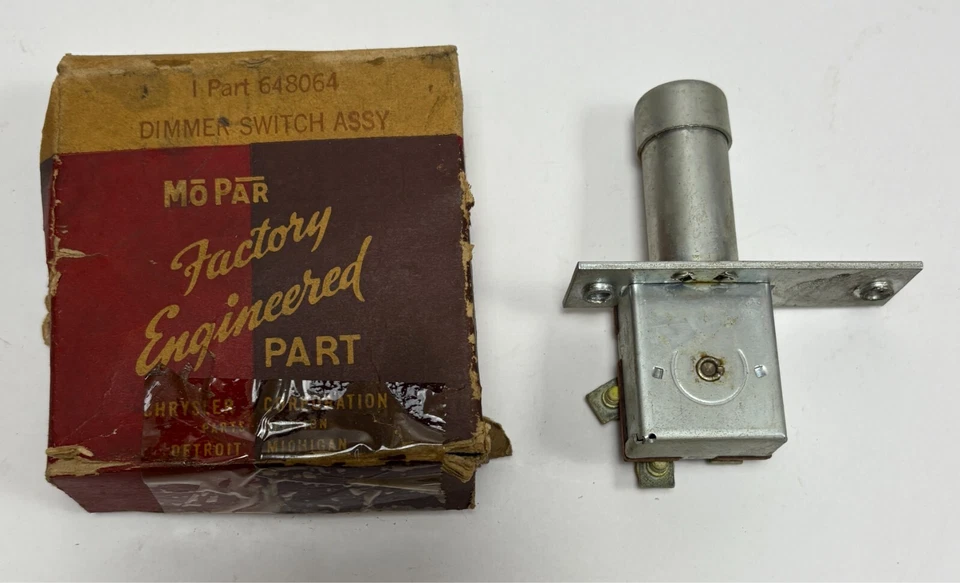 New Old Stock Headlight Dimmer Switch for 1933-35 Models Mopar #648064 - Image 1 of 1