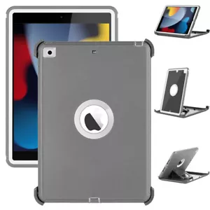 For Apple iPad 10th 9th 8th 7th Gen Case Heavy Duty Shockproof Rugged Hard Cover - Picture 1 of 49