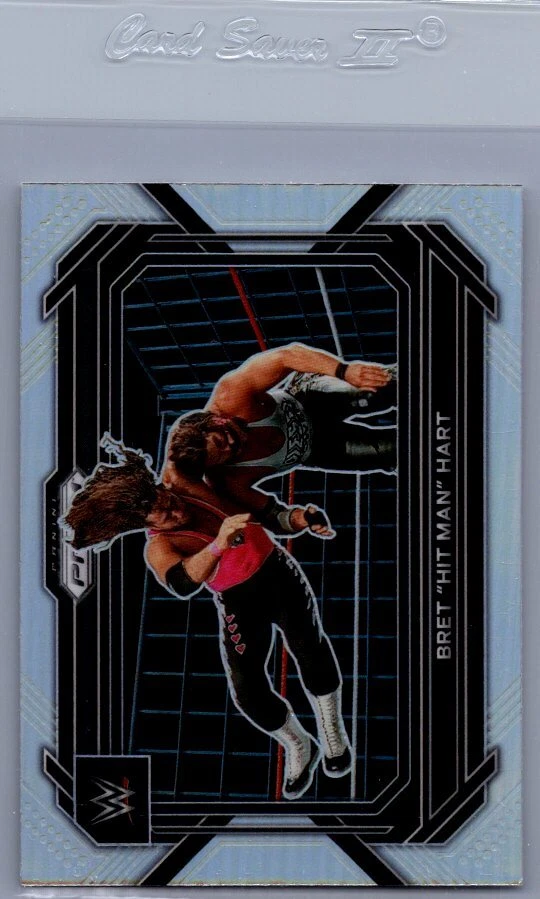 2023 Panini Prizm WWE #58 Bret "Hit Man" Hart Silver