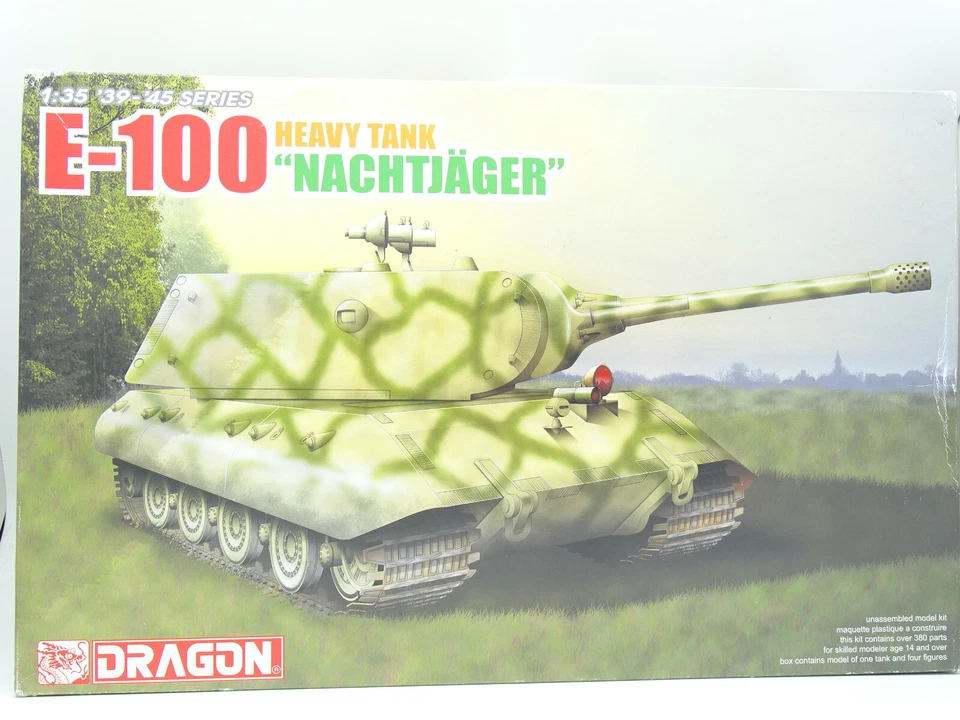 Dragon Modello 1/35 Militare Esercito - Carro Armato E100 Heavy Nachtjäger - Immagine 1 di 1