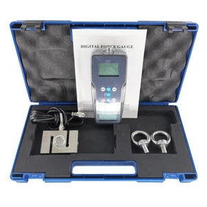 Medidor de fuerza digital con sensor externo ±1000kgf ±9800N ±2200Lbf - Imagen 1 de 19
