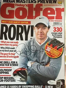 Rory McIlroy Signed autograph JSA Golf Magazine Beautiful Signature - Picture 1 of 3