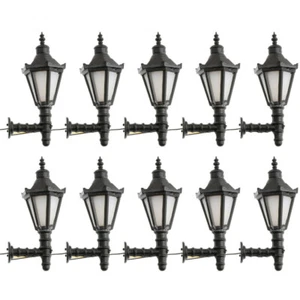 10PCS LED Wall Lamps Wall Lamp Model making 1:25 Model Railway Warm White - Picture 1 of 6