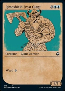 MTG RIMESHIELD FROST GIANT FOIL EXC - GIGANTE DEL GELO BRINOSCUDO - AFR X EN - Picture 1 of 1