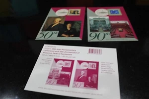 1993 90a CONFERENCIA INTERPARLAMENTARIA SELLO PARLAMENTO MAXI JUEGO DE 2 TARJETAS - Imagen 1 de 1