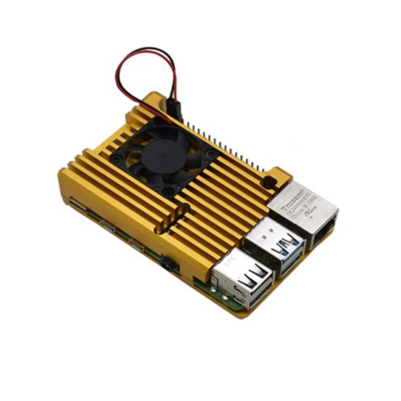 Armor Gehäuse mit Lüfter für Raspberry Pi 4 - verschiedene Farben  - Bild 1 von 4