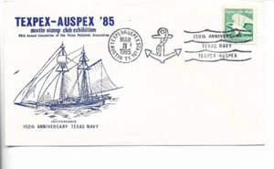 1985-CUBIERTA DEL EVENTO-TEXPEX-AUSPEX-EXPOSICIÓN CLUB DE ESTAMPILLAS DE AUSTIN-AUSTIN, TEXAS - Imagen 1 de 1