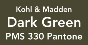 Inchiostro per stampa Kohl & Madden PMS 330 Pantone verde scuro 6,4 once lattina - Foto 1 di 1