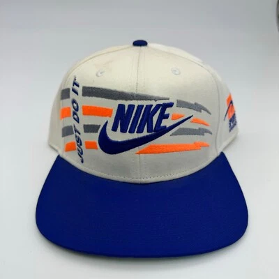 RARO DE COLECCIÓN AÑOS 90 NIKE SPORTS SPECIALTIES JUST DO IT BORDADO SNAPBACK BLANCO Foto 1 de 4