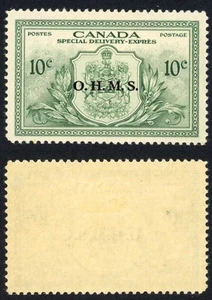 Canada SGS20 10c Green Special Delivery OHMS M/M Cat 13 Pounds - Picture 1 of 1