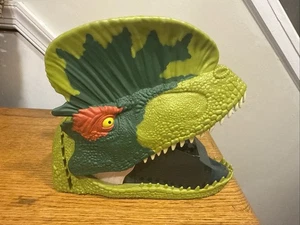UNO Attack Jurassic World Dilophodaurus Dinosaur Head Card Launcher Only Mattel - Picture 1 of 5