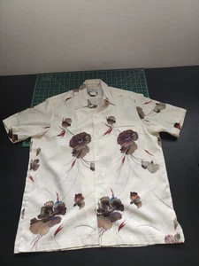 Vintage Tori Richard Shirt Mens Size M Button Up Floral Print Liberty House Wear - Picture 1 of 10