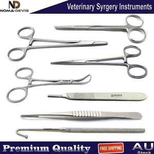 Surgical Veterinary Castration Surgery Tool Hemostat Forcep Spay Ovarian Remover - Picture 1 of 8