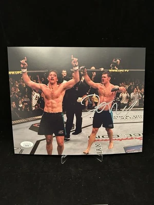 Foto firmada autografiada por Forrest Griffin 8x10 UFC JSA certificado de autenticidad Stephan Bonnar Foto 1 de 4