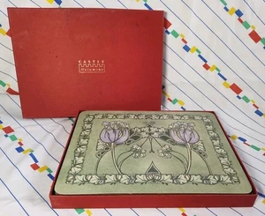 Castle Melamine Art Nouveau- Spring Made In Scotland Set Of Six Placemats - Picture 1 of 5