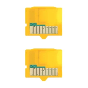 2pcs -1 Camera to Insert Adapter for MicroSD / MicroSDHC (Yellow) Adapter - Afbeelding 1 van 12