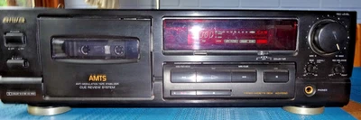 Aiwa AD F550E, Cassette Tape Deck, Dolby B,C, HX Pro/Bias, MADE IN SINGAPORE - Immagine 1 di 4