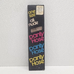 Vintage Woolworth Woolco One Size Suntone Pantyhose 100% Nylon In Box - Picture 1 of 8