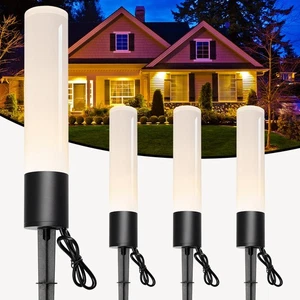 ALYFC Low Voltage Pathway Lights 4 Pack Landscape Lighting, 12-24V 3000K Warm... - Picture 1 of 9