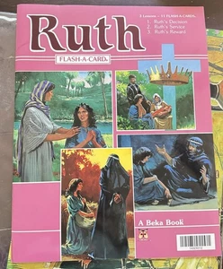 Abeka Bible Curriculum Flash-A-Card RUTH A Beka Books Complete Set - Picture 1 of 3
