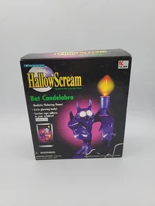 1997 Vintage Halloween Bat Candelabra Trendmasters-WORKS - Picture 1 of 9