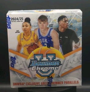 MEGA CAJA de baloncesto Bowman cromada U 2024/25 💎 Cooper Flagg 💎 - Imagen 1 de 4