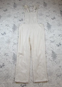 Mono Zara Trafaluc tejido encaje blanco roto nuevo sin etiquetas bohemio cadera - talla mediana - Imagen 1 de 6